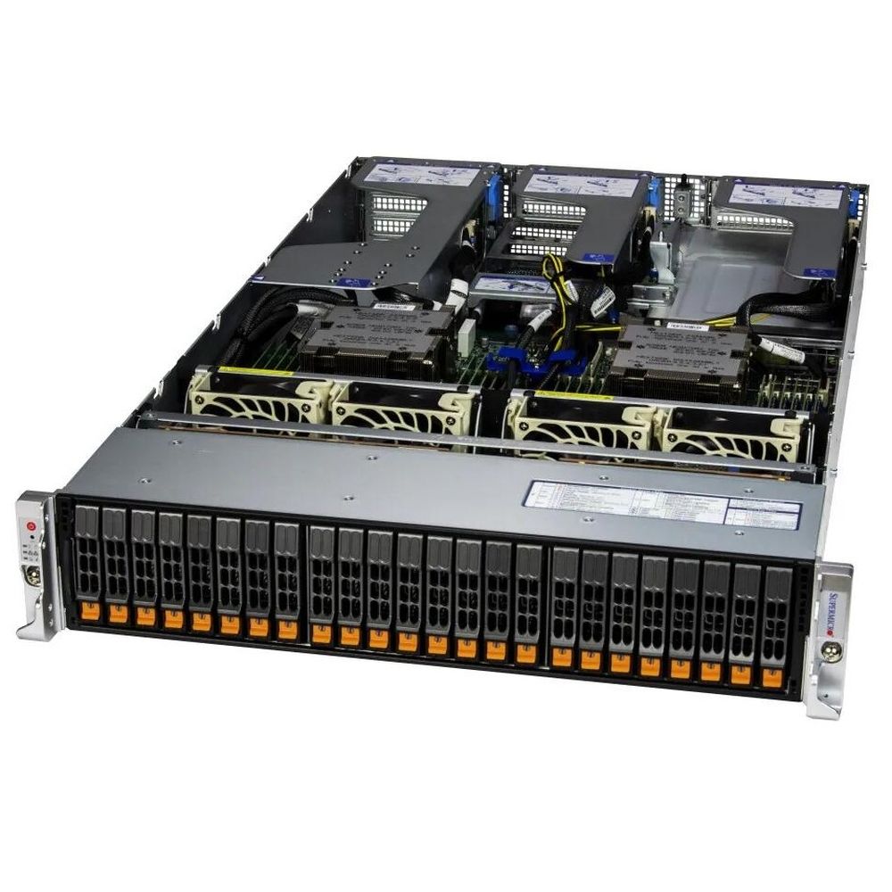 Серверная платформа Supermicro AS-2125HS-TNR H13DSH, CSE-HS219-R1K63P-A,RoHS