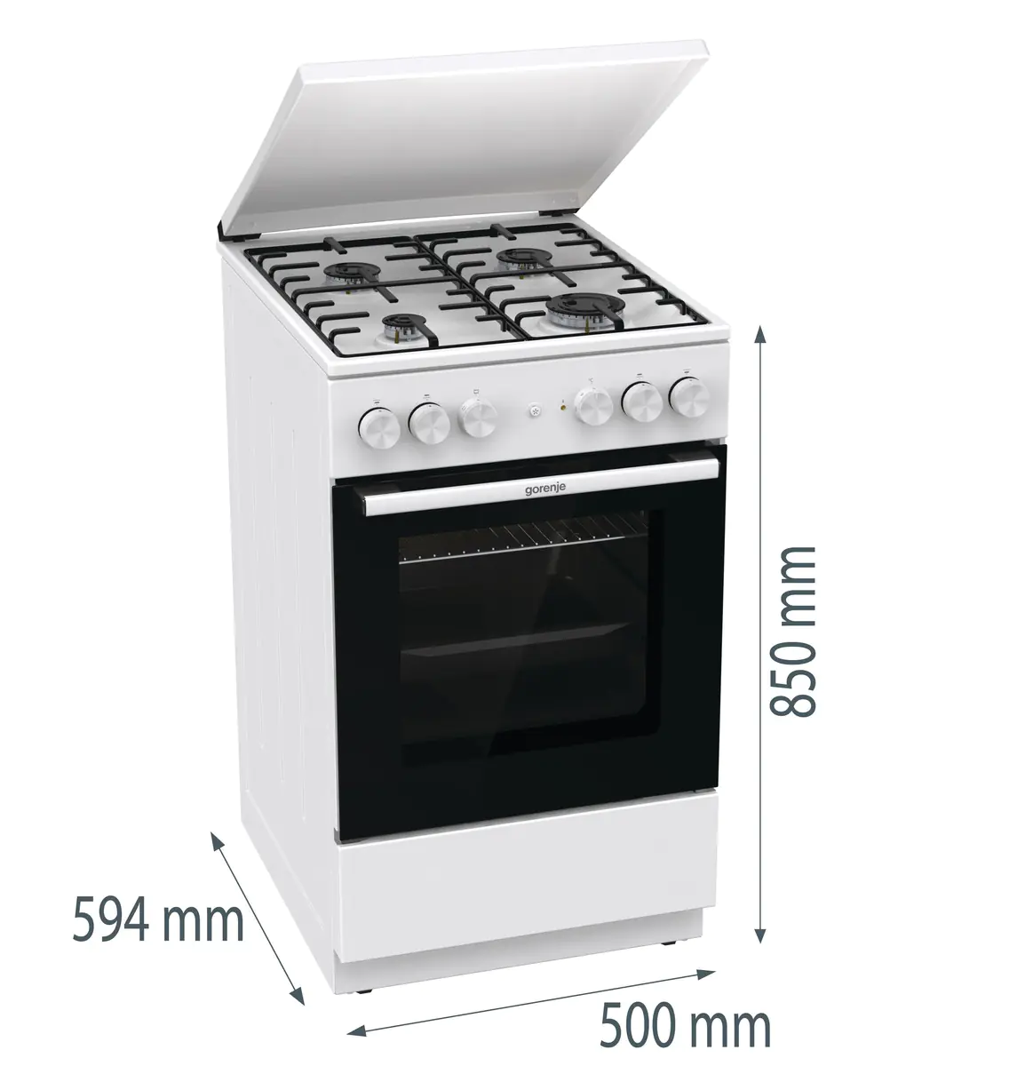 Комбинированная плита GK5A22WH 745425 GORENJE
