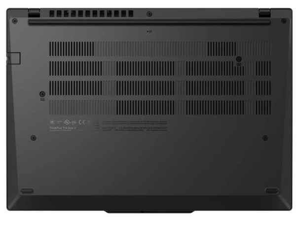Ноутбук Lenovo ThinkPad T14 Gen 6, 14" (2880x1800) OLED 120 Гц/Intel Core Ultra 7 255H/16 ГБ DDR5/512 ГБ SSD/Intel Arc Graphics/Windows 11 Pro, Черный (21QCA060CD)