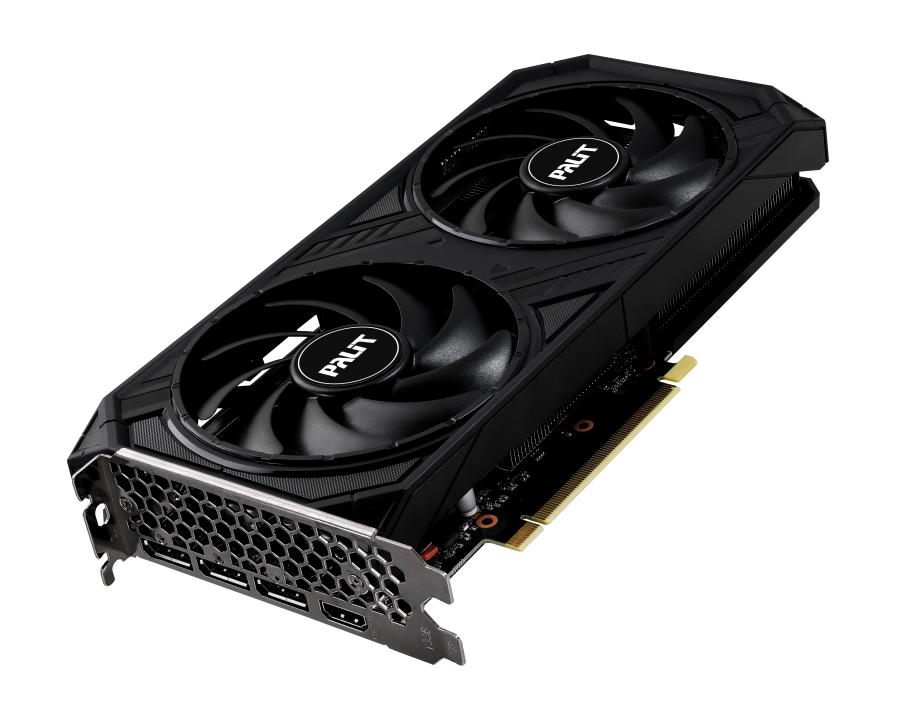 Видеокарта Palit PCI-E 4.0 PA-RTX4060 DUAL NVIDIA GeForce RTX 4060 8Gb 128bit GDDR6 1830/17000 HDMIx1 DPx3 HDCP Ret