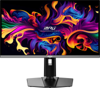 Монитор 26.5" MSI MPG 271QRX QD-OLED  QD-OLED, 2560x1440, 360Hz, 0,03ms, 250сd/m, 1500000:1, HDR10 | 2xHDMI(2.1), DP(1.4a), Type-C(PD-98W), 2xUSB2.0 | HAS, Pivot, Swivel, InPSU, Vesa 100, Black