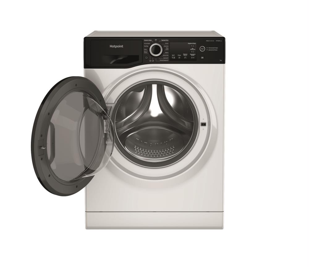 (Из ремонта, рабочая, гарантия 7 дней) Стиральная машина Hotpoint NSB 7249 ZD AVE RU белый, загр. фронтальная макс.: 7 кг 1200 об/мин класс: А