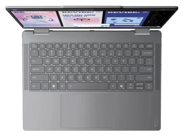 Ноутбук Lenovo Yoga 7 2-in-1 14ILL10/14" OLED WQXGA+ 2880x1800/Intel Core Ultra 7 256V/16 Gb/512 Gb SSD/Intel Arc Graphics/Windows 11 Home/серый/1.38 кг