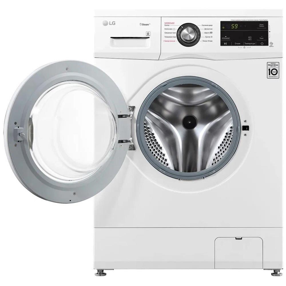 Стиральная машина LG F2J3NS2W белый, загрузка фронтальная 6 кг, 1200 об/мин., класс: А