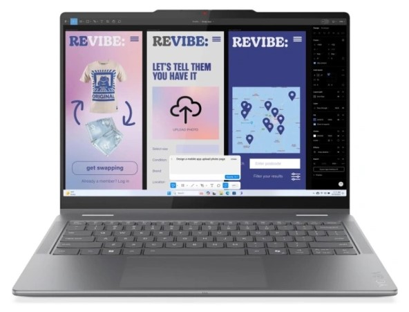Ноутбук Lenovo Yoga 7 2-in-1 14ILL10/14" OLED WQXGA+ 2880x1800/Intel Core Ultra 7 256V/16 Gb/512 Gb SSD/Intel Arc Graphics/Windows 11 Home/серый/1.38 кг
