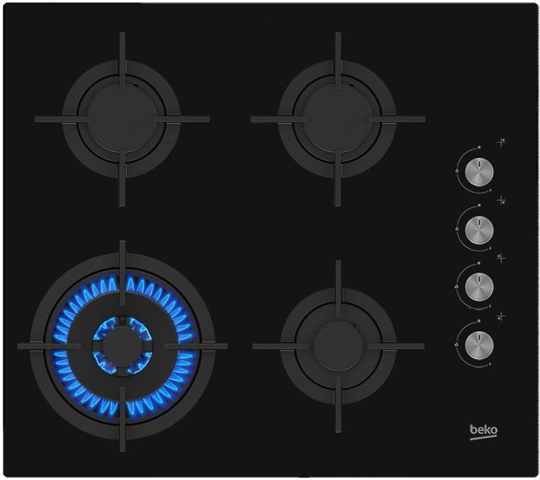 Газовая варочная панель Beko HILW 64122S, черный (7763586734)