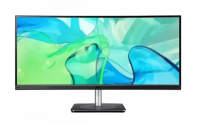 Монитор 34" Acer CB343CURDbemiiphcuzx IPS 3440x1440, 60 Гц, 4 мс, 21:9, 300 кд/м², 2xHDMI 2.0, DP, USB Type-C (90 Вт), USB Hub, HDR10, FreeSync, динамики, веб-камера 5 Мп, изогнутый экран (3800R), черный
