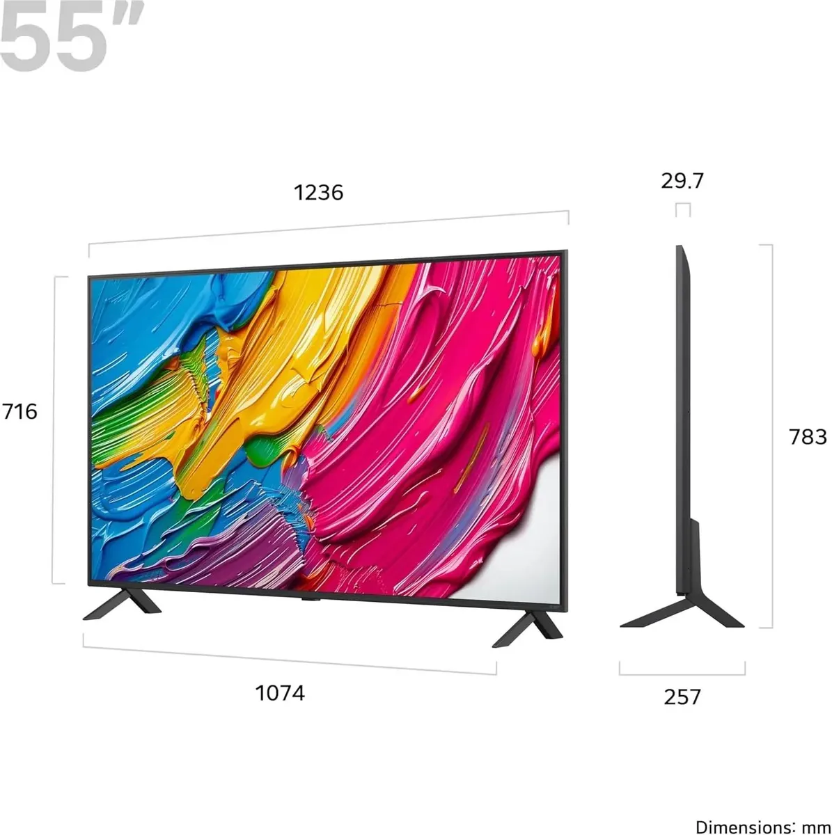 Телевизор QNED 55" 4K 55QNED80A6A.ARUG LG