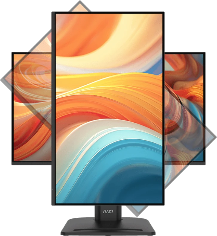 Монитор MSI 23,8" PRO MP245PHG E14, 16:9, IPS, FHD, 4ms, 300cd, 144Hz, HDMI, DP, USB, USB-C, HAS, SPK
