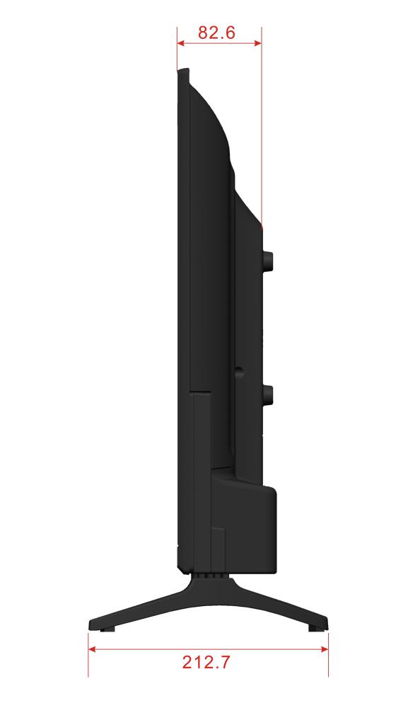 Телевизор LEFF 40" 40F550T  черный LED FHD Smart