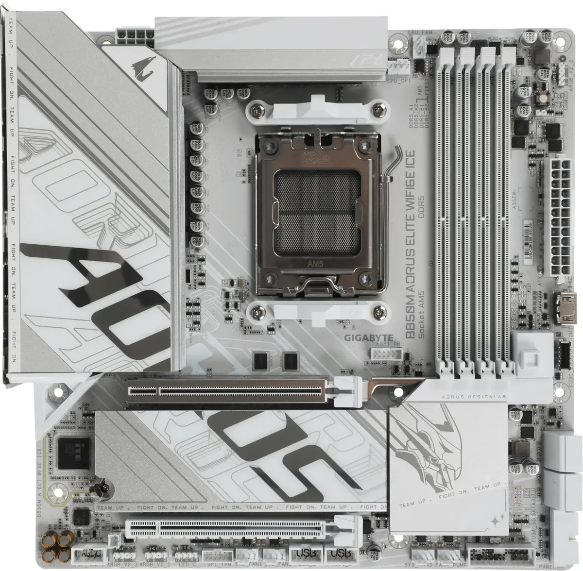 Материнская плата AMD B850 SAM5 MATX B850M A ELT WF6E ICE 1.1 GIGABYTE