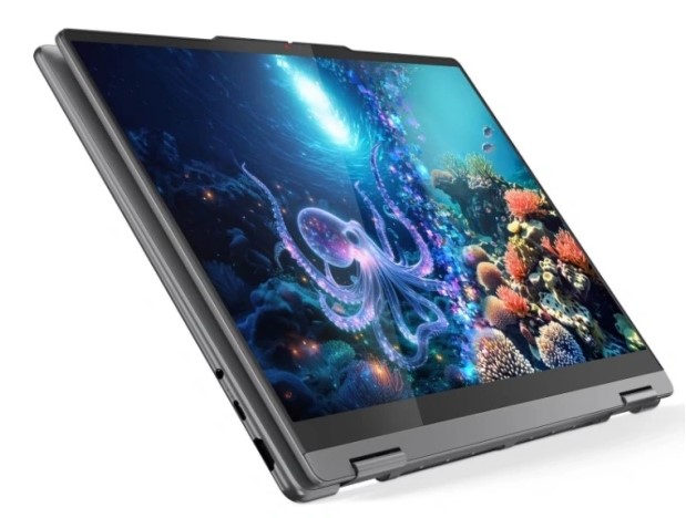 Ноутбук Lenovo Yoga 7 2-in-1 14ILL10/14" OLED WQXGA+ 2880x1800/Intel Core Ultra 7 256V/16 Gb/512 Gb SSD/Intel Arc Graphics/Windows 11 Home/серый/1.38 кг
