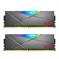 Модуль памяти ADATA XPG Spectrix D50 RGB Grey Gaming Memory AX4U360016G18I-DT50 32GB DDR4 3600 DIMM Non-ECC, CL18, 1.35V, Kit 2x16Gb, RTL