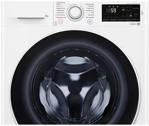 Стиральная машина LG F4M5TSFW белый, загрузка фронтальная 8 кг, 1400 об/мин., класс: А