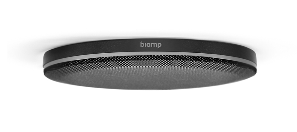 Микрофон Biamp [Parle/TesiraTCM-XEX(Black)] потолочный (вспомогательный к TCM-X(А)), технология Beamtracking(AVB); 4 зоны по 90°; LED mute индикатор; RJ45; PoE.Макс.расстояние м/д mic:10м. Кабель:2м. Цвет:чёрный.