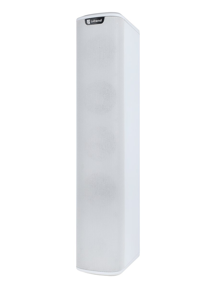 Звуковая колонна Intrend [ITSPK-43DA-W] активная 4x3", 240 Вт, вход DANTE, питание 110-220В, SPL 107dB, 80Hz~18kHz, 20°х120° (VхH), вес 5.3кг, цвет белый, крепление в комплекте, (цена за 1шт., в упаковке 2 шт.)