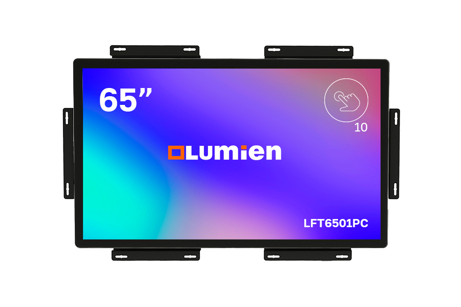 [LFT6501PC] Встраиваемый сенсорный дисплей с открытой рамкой Lumien [LFT6501PC] 65", 3840x2160, 1300:1, 500кд/м, проекционно-ёмкостной тип сенсора, 10 точек касания, 24/7, 1xHDMI, 1xVGA, 1х DVI