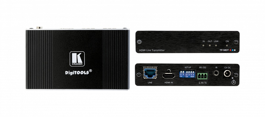 Приёмник HDMI Kramer Electronics [TP-583R] RS-232 и ИК по витой паре HDBaseT; до 70 м, поддержка 4К60 4:4:4