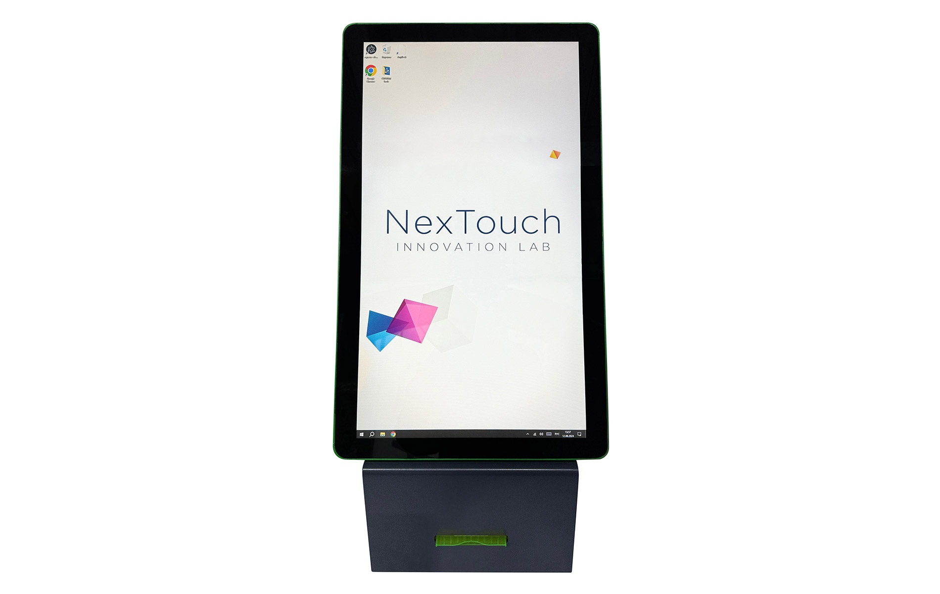 Интерактивный терминал [STDNR3PNT24 ] Nextouch [NextStand 24PQ] 24", FHD (1920х1080), PCAP, 6 касаний, Intel Core i3, DDR4 8Gb, SSD 128Gb, Wi-Fi, USB 2.0, LAN, динамики 2х5 Вт, Windows IoT, термопринтер, настольный