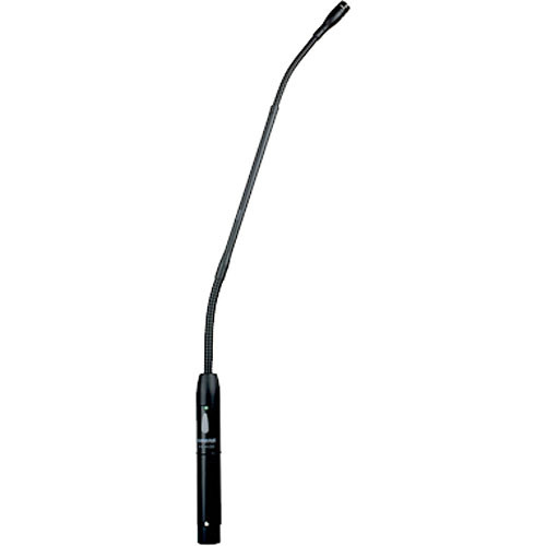 Конденсаторный микрофон на гибком держателе SHURE [MX418S/S] на гибком держателе /суперкардиоидный/ фланцевое крепление,св/диодн. перекл-ль