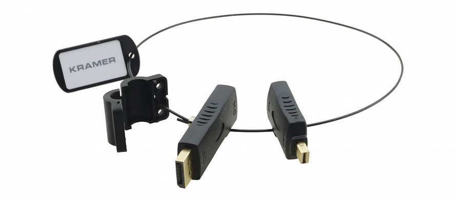 Комплект переходников [99-9191020] Kramer Electronics [AD-RING-1] на общем кольце, включает переходники DisplayPort (вилка) на HDMI (розетка); Mini DisplayPort (вилка) на HDMI (розетка)