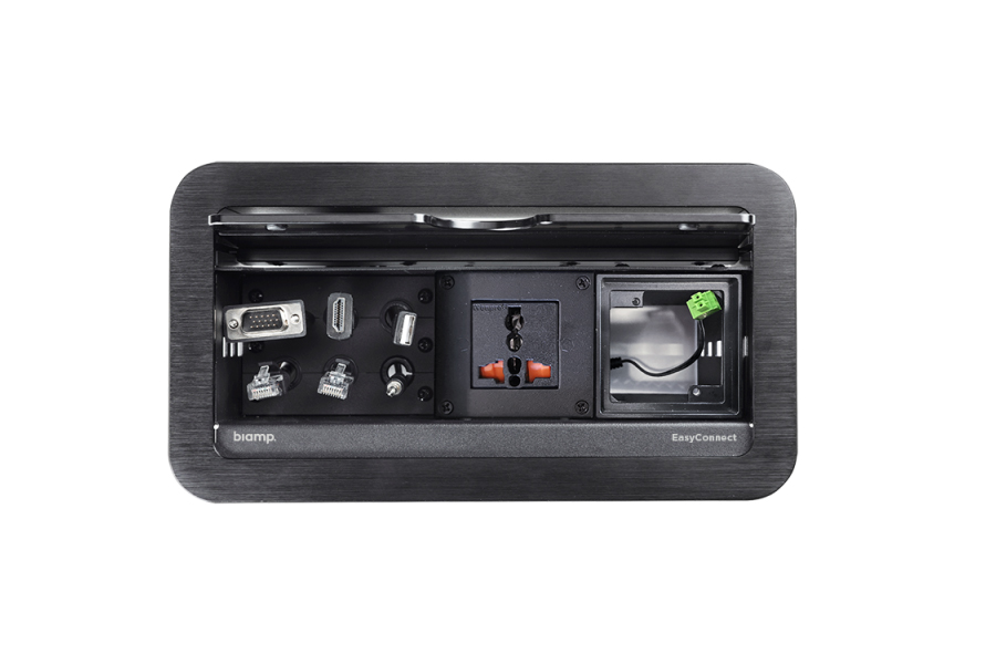 Аксессуар для настольного монтажа BIAMP [EasyConnect EC-PKP-EU] Cable cubby, 1 EU power connector