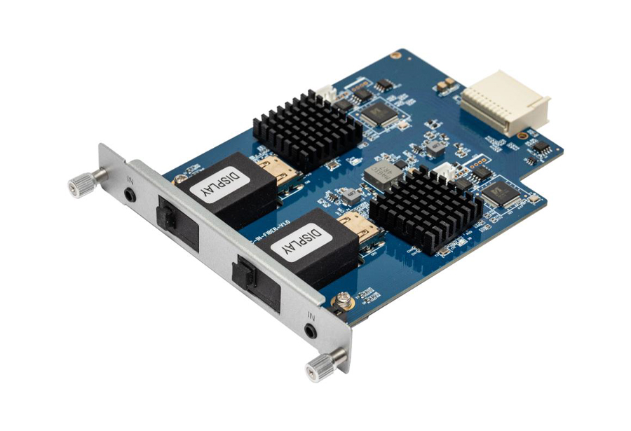 Входная карта оптоволоконная 2 LC Intrend [ITMCI-FH2] 3840x2160/60 (4:2:0), многомодовая
