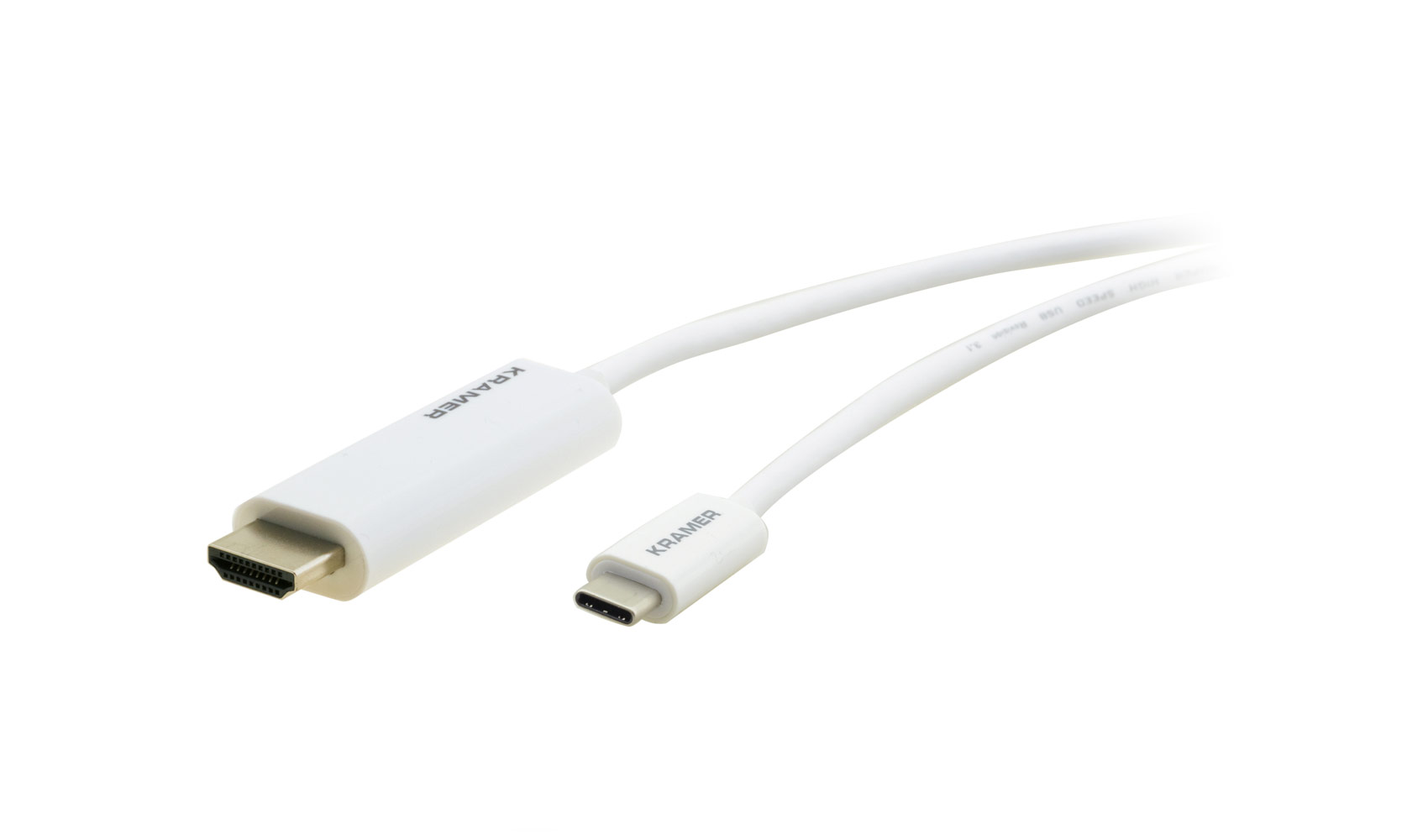 Кабель [99-97211106] Kramer Electronics [C-USBC/HM-6] переходной USB 3.1 тип C вилка на HDMI вилку, 1,8 м