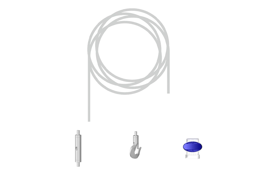Комплект для подвеса Biamp [MC-PHK16-12PK White] 16 футов, белый, 12 упаковок