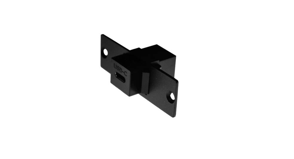 Модуль-переходник Wize Pro [WRTS-USBC] USB type C для врезного лючка в стол