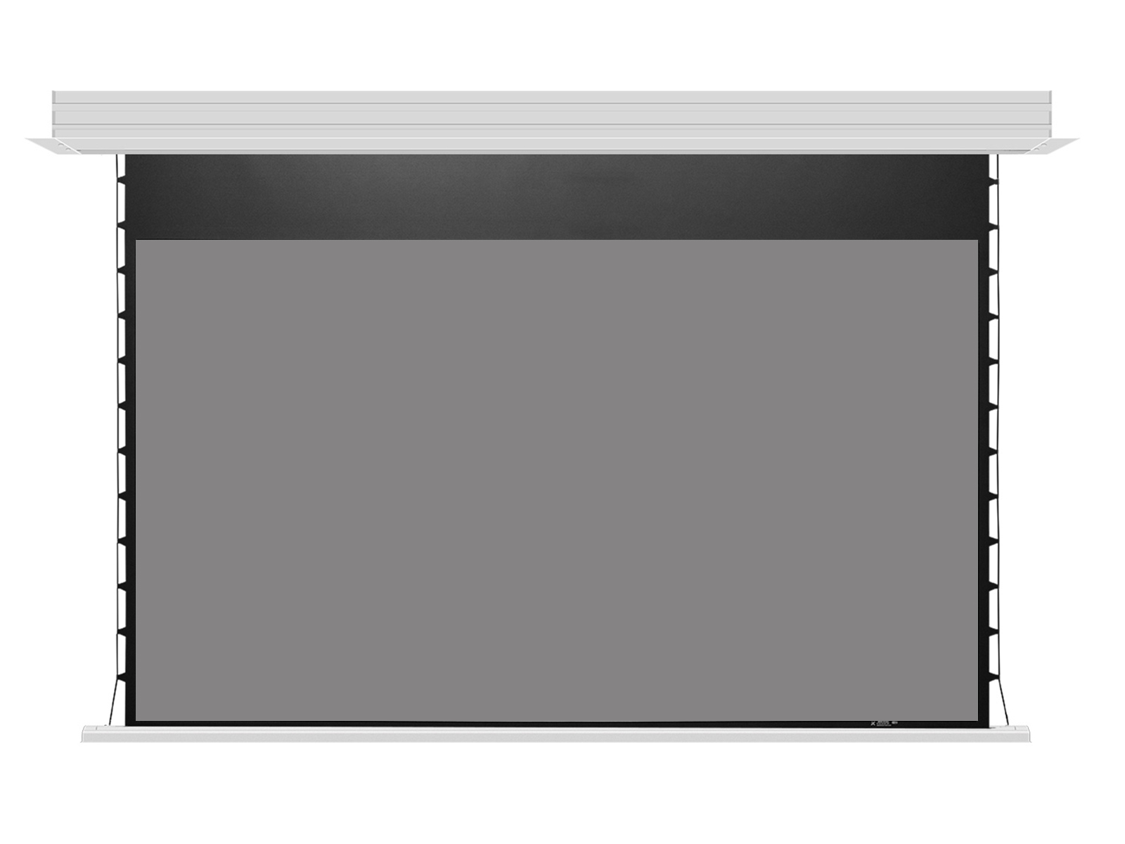 [LMRC-101208] Встраиваемый экран с электроприводом Lumien [Master Recessed Control] 230х351 см (раб.область 214х343 см) (159") Radiance Flex чёрн.кайма по периметру, черн.кайма сверху 10 см, IR,RF управл.в комплекте,цвет корпуса белый 16:10 (Не предназна