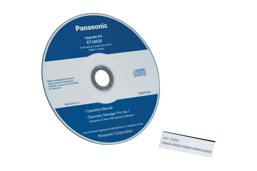 Ключ Panasonic [ET-UK20] активации на физическом носителе. ПО для коорекции геометрии. CD-диск (ключ) для активации софта Geometry Manager Pro
