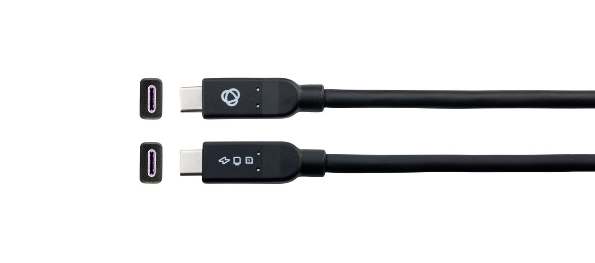 Кабель [96-0235115] Kramer Electronics [C-U32/MFF-15] USB-C 3.2 вилка- USB-C 3.2 вилка для передачи данных, видео и питания, 4,6 м