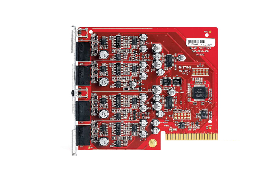 Интерфейсная карта BIAMP [TesiraSOC-4CK] Tesira 4 channel mic/line output card (Card Kit) (упаковка ОЕМ)