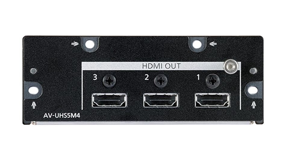 Доп. карта Panasonic [AV-UHS5M4G] HDMI 2.0 x 3 выхода к видеомикшеру UHS500