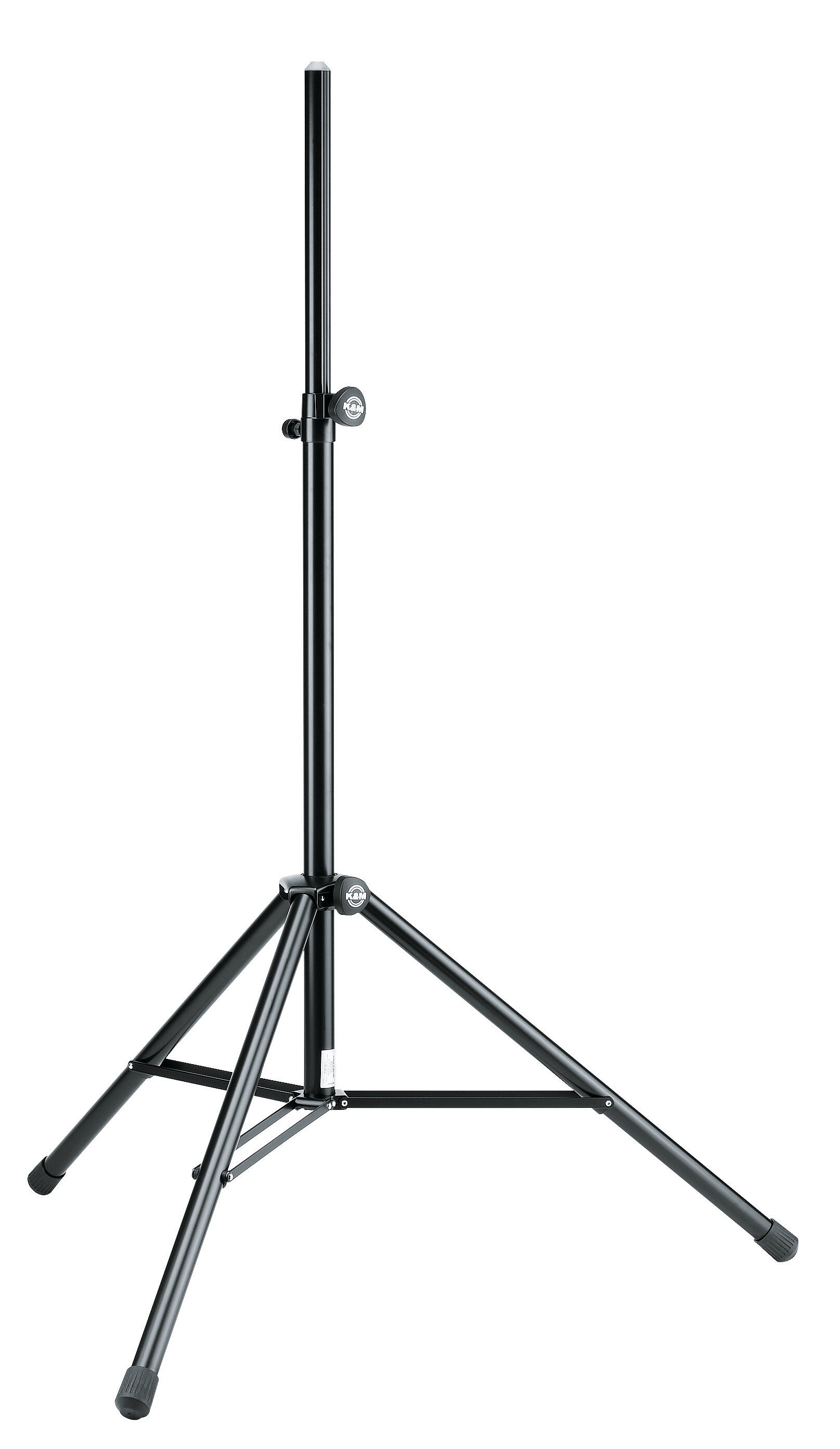 Стойка для акустической системы K&M [21460-009-55] высота от 1375 до 2185 мм, диаметр трубы 35 мм, зажимной винт и стопорная накладка, материал - алюминий, цвет черный