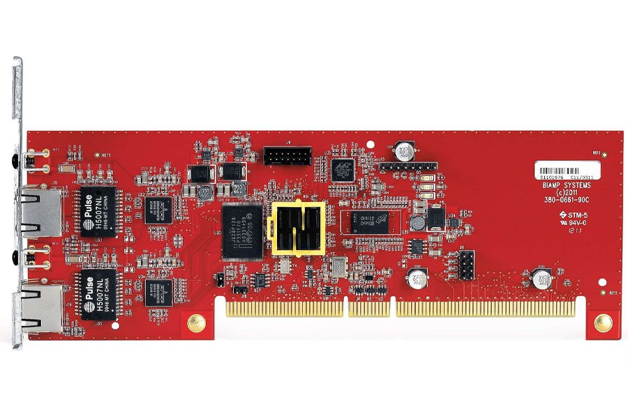 Интерфейсная карта BIAMP [TesiraAVB-1CK] Tesira AVB network card capable of up to 420x420 channels (Card Kit) (упаковка ОЕМ)