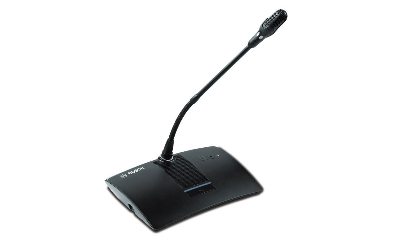 Пульт [F01U251475] BOSCH [DCN-DS] настольный дискуссионный с микрофоном на короткой шее, НОВОГО ДИЗАЙНА