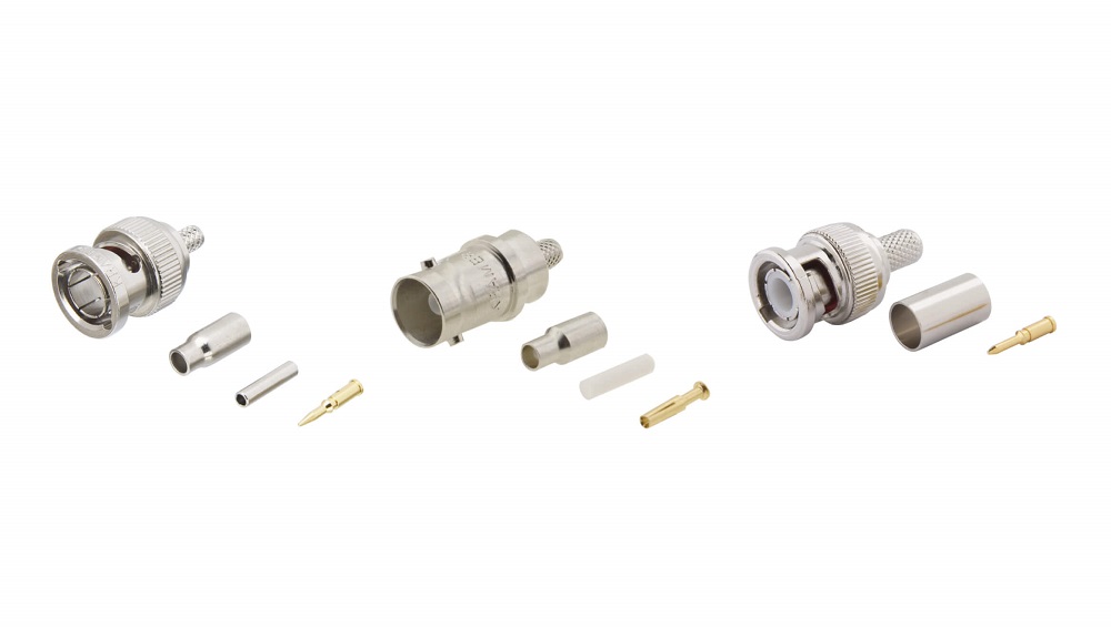 Разъем Kramer Electronics [CCR-BNC-6] CON-CRIMP-BNC/M/RG-6 (BNC 18AWG) BNC обжимные для коаксиального кабеля 18AWG (RG-6) (BC-1X) [2550-413593, 99-9100600]