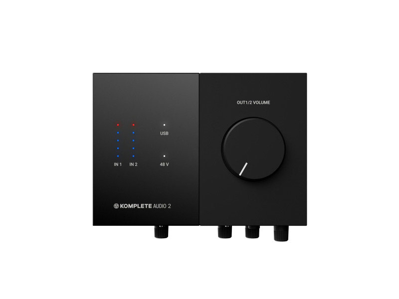 Аудиоинтерфейс USB [26148] Native Instruments [Komplete Audio 2] 24 бит/192 кГц, 2xTRS выхода, 2хXLR/TRS микрофонный +48В/линейный/инструментальный вход