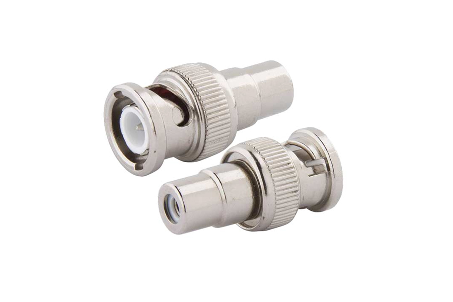 Адаптер для видео и аудио сигналов [99-9198001] Kramer Electronics AD-BM/RF BNC-вилка на RCA-розетку