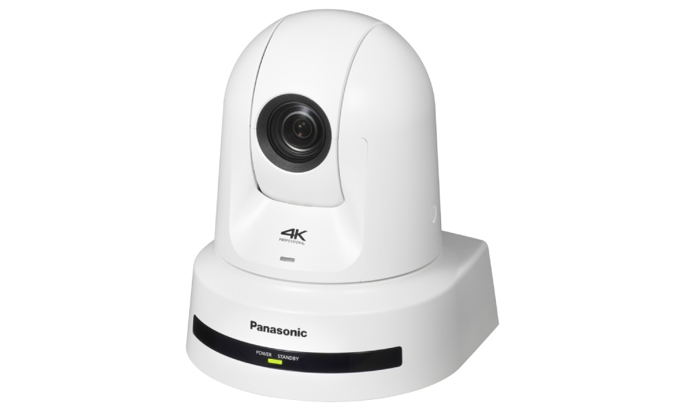 PTZ-камера Panasonic [AW-UE80WEJ] : HDMI (2160/59.94p); 3G-SDI (1080/59.94p); 74.1 град. угол обзора по горизонтали, сенсор 1/2.5 дюйм, POE++; USB; NDI&NDIHX, цвет белый