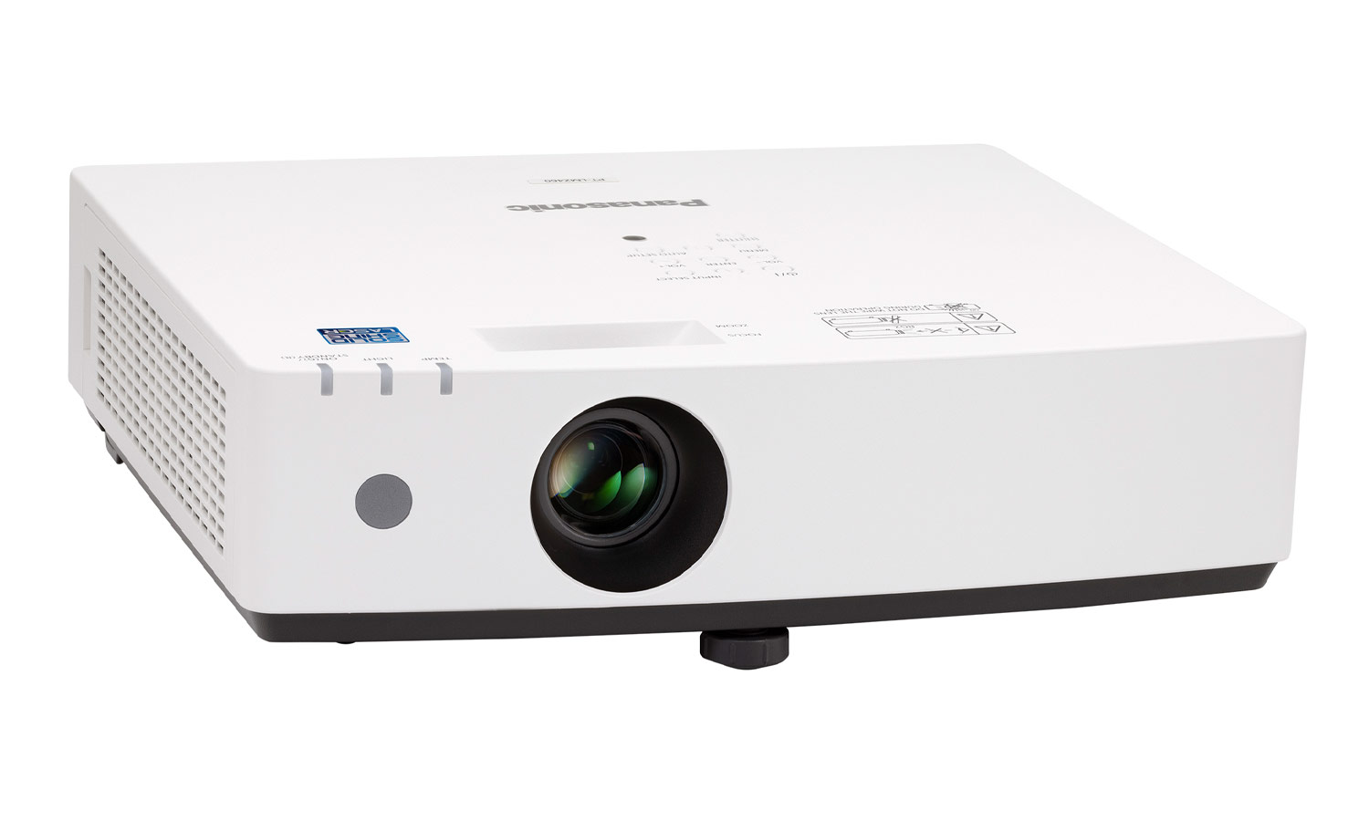 Лазерный проектор Panasonic [PT-LMZ460EJ] 3LCD 4600 Lm, WUXGA (1920x1200), 3000000:1; Zoom 1,2x; TR 1,361,64:1; HDMI x2; VGA IN D-Sub 15pin x2; Audio IN x2/OUT x1; USB(A) Viewer/Power 5V 2A /Wi-Fi option; RS232; RJ45; mono 10W; 35/24dB;4,2 кг.