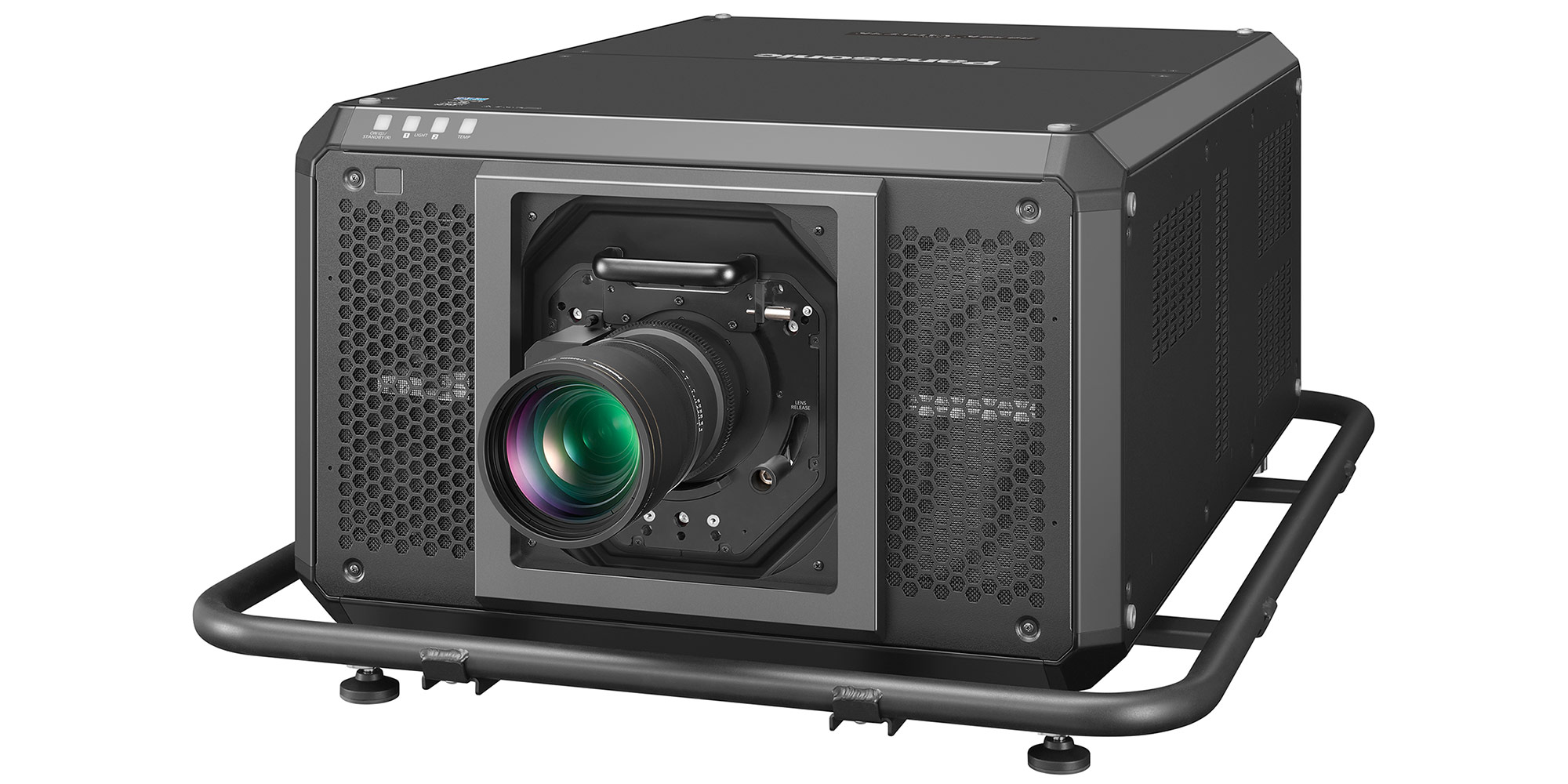 Лазерный проектор Panasonic [PT-RQ50KEJ] (без объектива) 3DLP, 50000 Lm (51000 center),4K (4096x2160),20000:1;12GSDI ET-MDN12G10; MultiProjSyncIN x1;MultiProjSyncOut x1;RS232 IN x1;RS232 Out x1;RemoteIN x2;RemoteOut x1;RJ45 - DIGITAL LINK;RJ45-LAN;USB-A