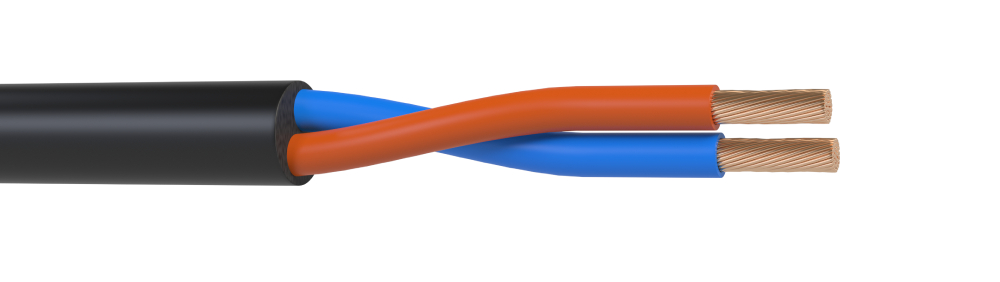 Кабель акустический Wize [WSC16200CCA] 200 м, 16 AWG ССА, 1.5 мм2, диаметр 8мм, омедненный алюминий, 30 x 0.25 мм, черный, бухта