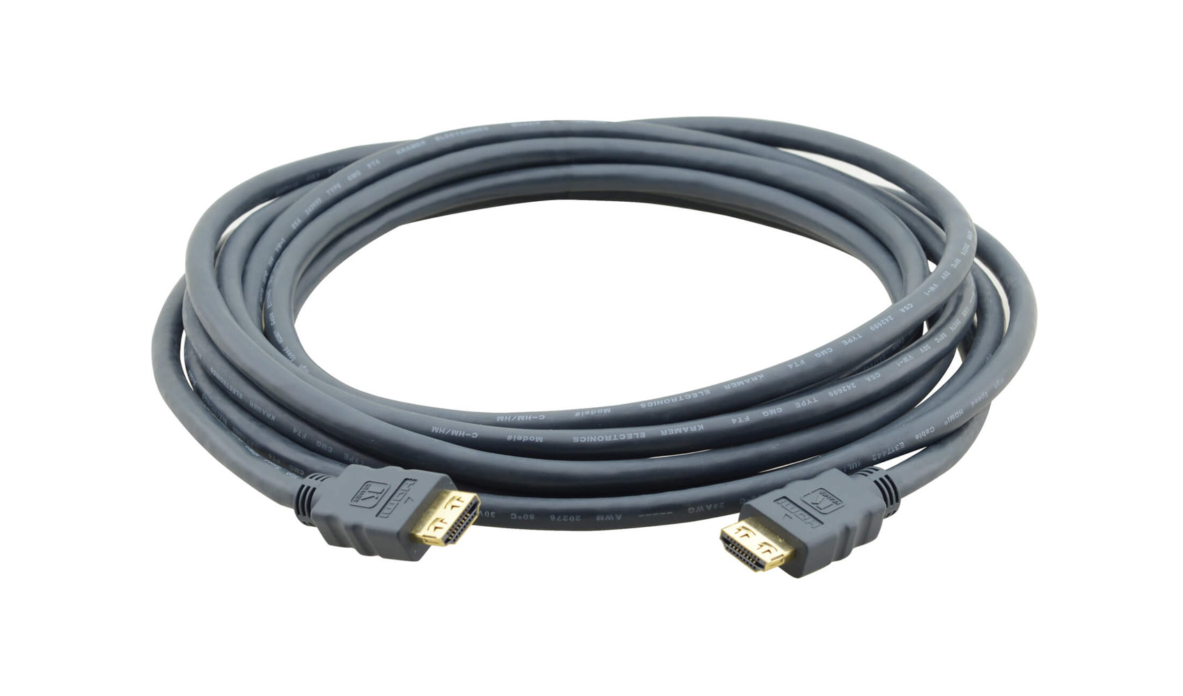 Кабель HDMI [97-11213025] Kramer Electronics [CLS-HM/HM/ETH-25] HDMI-HDMI (Вилка - Вилка) малодымный, без галогеноводородов) c Ethernet (v 1.4), 7.6 м