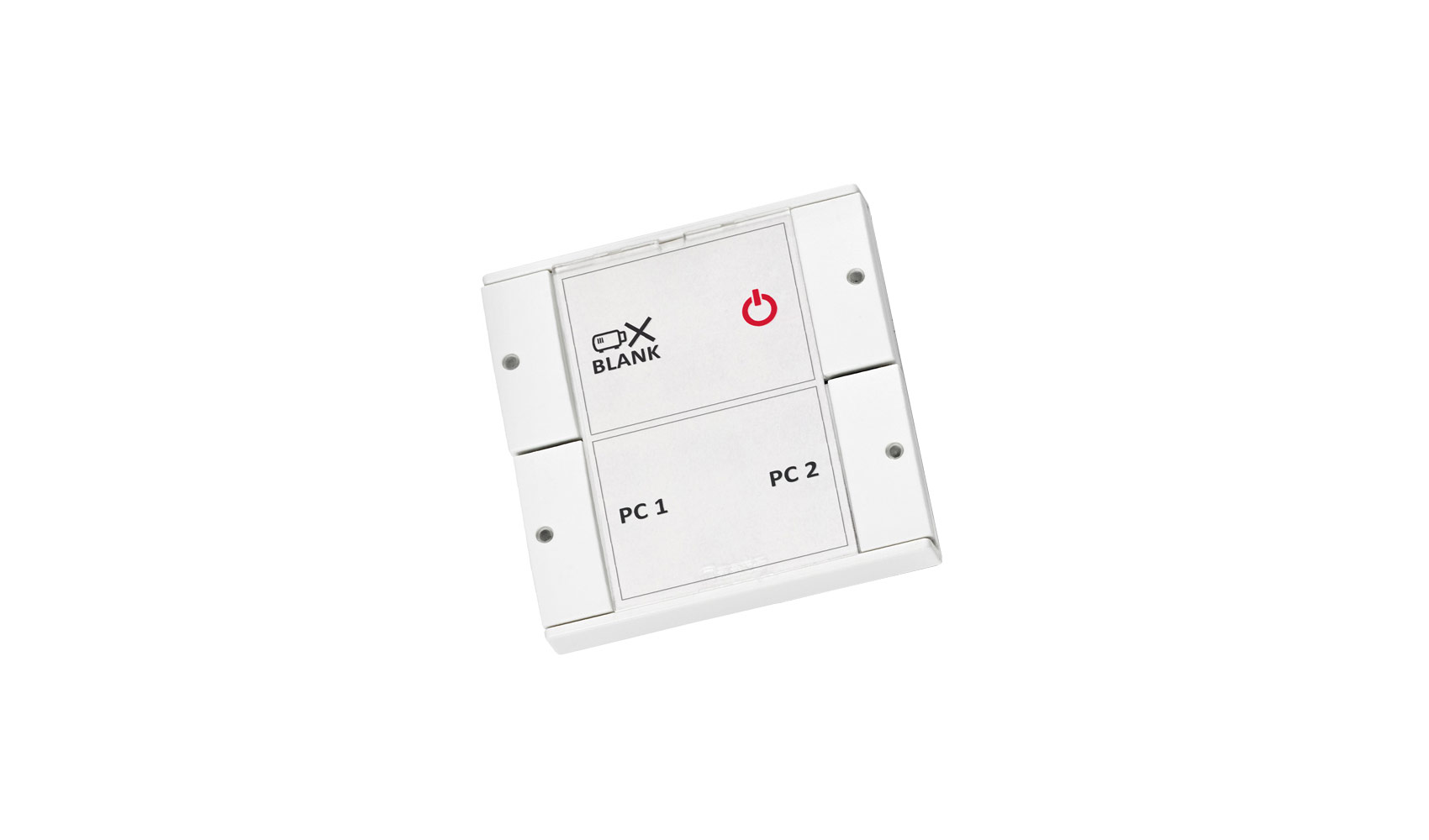 Панель управления BIAMP [Impera Oscar 4EUW], кнопочная 4-button control pad with Ethernet, EU, white