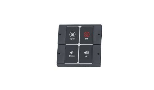 Панель управления BIAMP [Impera Oscar 4EUB], кнопочная 4-button control pad with Ethernet, EU, black