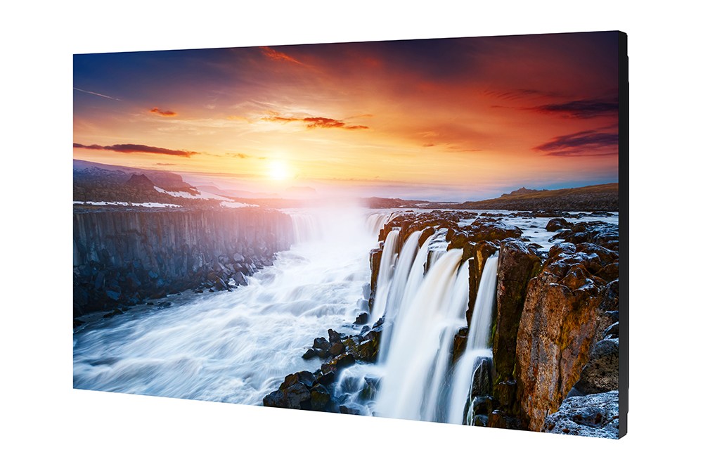 Профессиональный дисплей для видеостен Samsung [VH55R-R] 1920х1080,1100:1,700кд/м2, проходной DP, стык 0,88мм