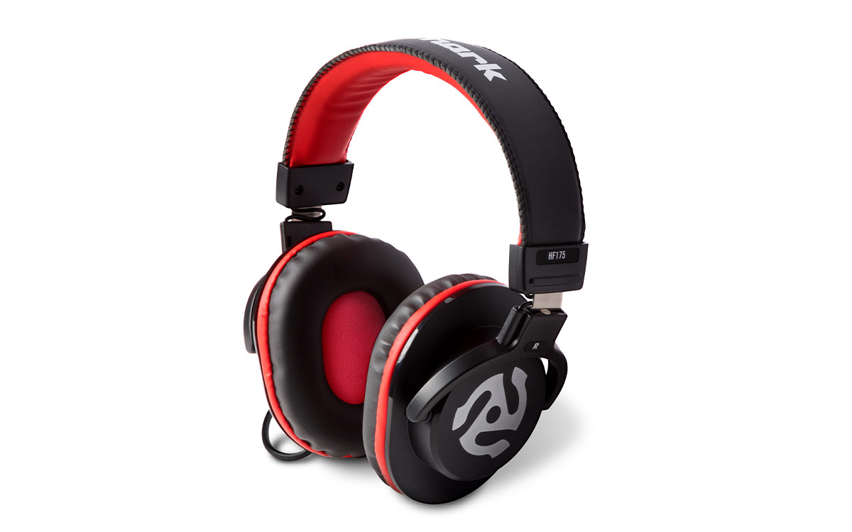 Наушники динамические [HF175] Numark [HF175] закрытые, 15-22000Гц, 32 Ом, длинна кабеля 3 м